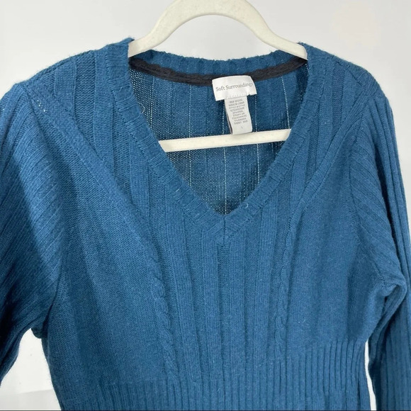 Soft Surroundings teal weather dress large - Picture 4 of 6